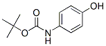N-BOC-4-AMINOPHENOL 结构式
