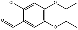 2-氯-4,5-二乙氧基苯甲醛 结构式