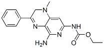 (5-Amino-1,2-dihydro-1-methyl-3-phenylpyrido[3,4-b]pyrazin-7-yl)carbamic acid ethyl ester Struktur