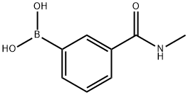 3-(N-甲基甲酰氨)苯基硼酸 结构式