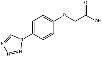 (4-四唑-1-基-苯氧基)-乙酸 结构式