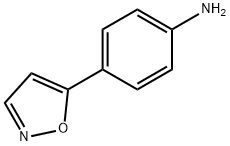 4-(异恶唑-5-基)苯胺 结构式