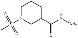 1-(methylsulfonyl)piperidine-3-carbohydrazide(SALTDATA: FREE) Struktur