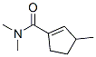 1-Cyclopentene-1-carboxamide,  N,N,3-trimethyl- Struktur