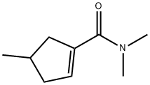 1-Cyclopentene-1-carboxamide,  N,N,4-trimethyl- 结构式