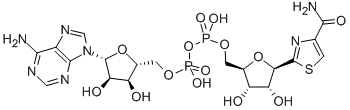 thiazole-4-carboxamide adenine dinucleotide Struktur