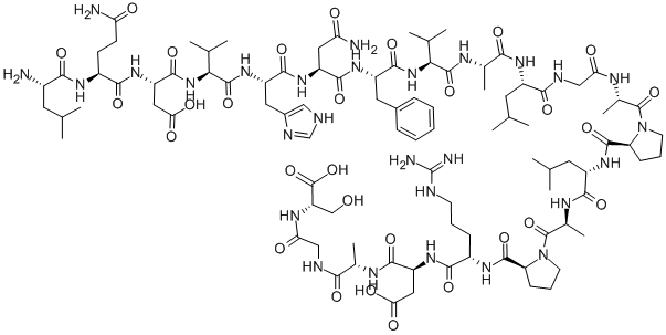 PTH (28-48) (HUMAN) 化学構造式