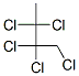 1,2,2,3,3-ペンタクロロブタン 化学構造式