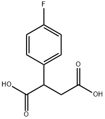 2-(4-氟苯基)琥珀酸 结构式