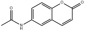 6-乙酰氨基香豆素 结构式