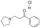 3-(1-pyrrolidinyl)propiophenone hydrochloride  Struktur