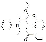 DIETHYL 1,4-DIHYDRO-2,6-DIMETHYL-1,4-DIPHENYL-3,5-PYRIDINEDICARBOXYLATE,83300-97-4,结构式