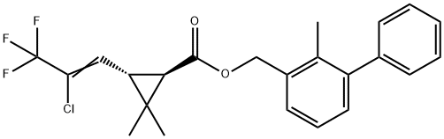 trans-Bifenthtin 化学構造式