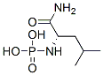 N-phosphoryl-L-leucinamide Struktur