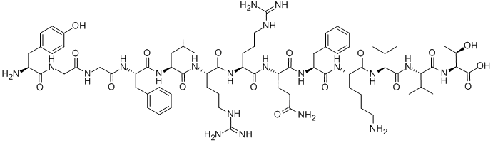 猪强啡肽 B, 83335-41-5, 结构式