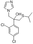 alpha-(2,4-Dichlorophenyl)-alpha-(((1-methylethyl)thio)methyl)-1H-imid azole-1-ethanol Structure