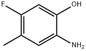 2-氨基-5-氟-4-甲基苯酚, 83341-37-1, 结构式