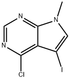 4-CHLORO-5-IODO-7-METHYL-7H-PYRROLO[2,3-D]PYRIMIDINE Structure