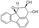 (1aR*,9-alpha,10-beta,10a-alpha)-10,10a-Dihydro-9H-fluorantheno(1,10b- beta)oxirene-9,10-diol 化学構造式