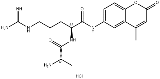 H-ALA-ARG-AMC · HCL, 83363-71-7, 结构式