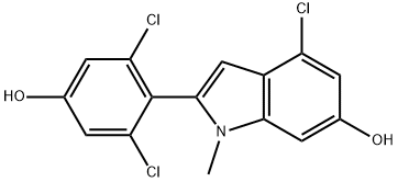 83364-02-7 4-Chloro-2-(3,5-dichloro-4-hydroxyphenyl)-1-methylindol-6-ol