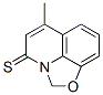 2H,4H-Oxazolo[5,4,3-ij]quinoline-4-thione,  6-methyl-,83367-35-5,结构式
