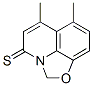 2H,4H-Oxazolo[5,4,3-ij]quinoline-4-thione,  6,7-dimethyl- 结构式