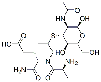 N-acetyl-thiomuramyl-alanyl-isoglutamine Struktur