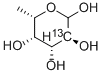 6-DEOXY-L-[2-13C]GALACTOSE, 83379-37-7, 结构式