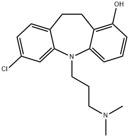 9-ヒドロキシクロミプラミン 化学構造式