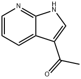 3-乙酰基-7(1H)-氮杂吲哚, 83393-46-8, 结构式