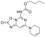 butyl N-[4-(3,6-dihydro-2H-pyridin-1-yl)-8-oxo-9-oxa-1,3,7-triazabicyc lo[4.3.0]nona-2,4,6-trien-2-yl]carbamate,83395-28-2,结构式