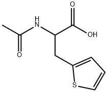 N-アセチル-3-(2-チエニル)-D-アラニン 化学構造式