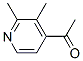 1-(2,3-二甲基吡啶-4-基)乙烷-1-酮 结构式
