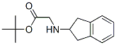 N-(2,3-ジヒドロ-1H-インデン-2-イル)グリシン1,1-ジメチルエチル 化学構造式