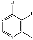 4-CHLORO-5-IODO-6-METHYLPYRIMIDINE Structure