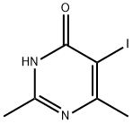 5-IODO-2,6-DIMETHYL-PYRIMIDIN-4-OL,83410-37-1,结构式