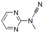 Cyanamide, methyl-2-pyrimidinyl- (9CI) Struktur