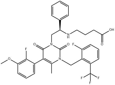 恶拉戈利,834153-87-6,结构式