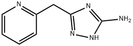 5-(吡啶-2-基甲基)-4H-1,2,4-三唑-3-胺 结构式