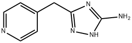 5-(吡啶-4-基甲基)-4H-1,2,4-三唑-3-胺 结构式