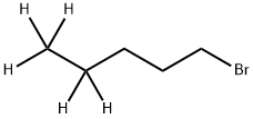 1‐ブロモペンタン‐4,4,5,5,5‐D5 化学構造式