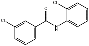 3-氯-N-(2-氯苯基)苯甲酰胺 结构式