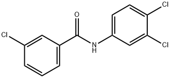 3-氯-N-(3,4-二氯苯基)苯甲酰胺, 83426-47-5, 结构式