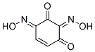 2,6-Bis(hydroxyimino)-4-cyclohexene-1,3-dione Struktur