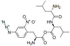 leucyl-leucyl-4-azido-2-nitrophenylalanine Struktur