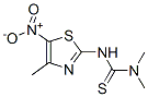 N,N-Dimethyl-N'-(4-methyl-5-nitrothiazol-2-yl)thiourea 结构式