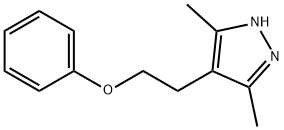 3,5-DIMETHYL-4-(2-PHENOXYETHYL)-PYRAZOLE Structure
