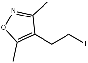 3,5-DIMETHYL-4-(2-IODOETHYL)ISOXAZOLE 化学構造式