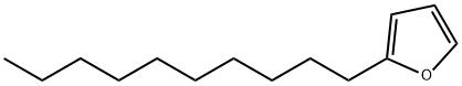 Furan, 2-decyl- Structure